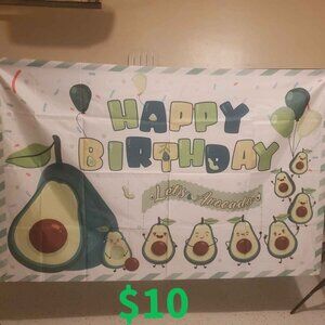 Fruit Avocado Backdrop